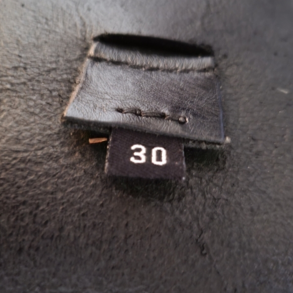 Genuine leather equestrian belt - large stirrup like buckle - Picture 6 of 9